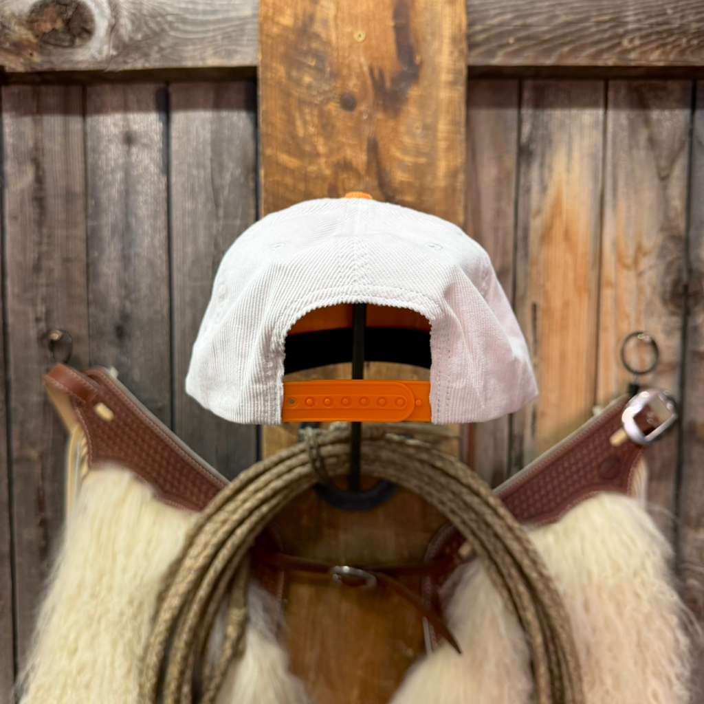 Corduroy Ball Cap | Black and Black Rope | Fits Up to 7 7/8