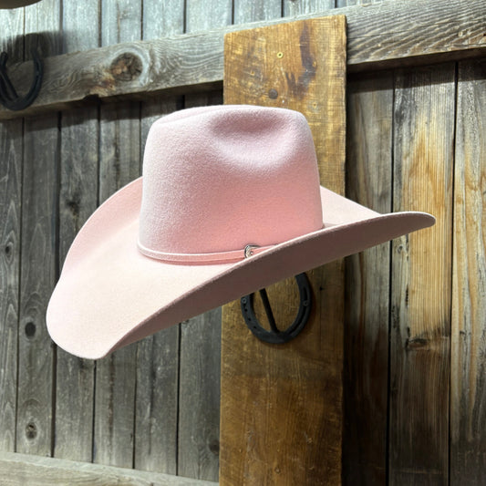 Rodeo King 3X Wool 4 1/2" Brim | Powder Pink