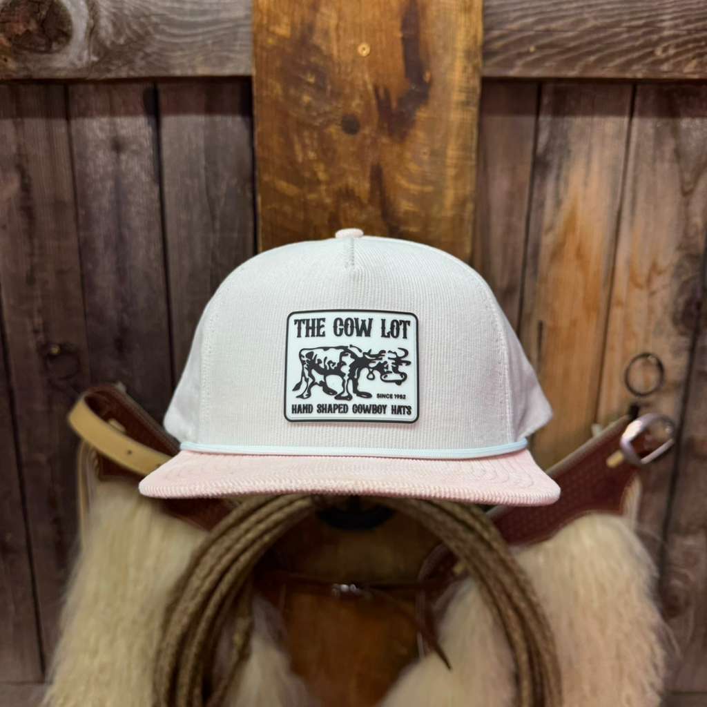 Corduroy Ball Cap | Black and Black Rope | Fits Up to 7 7/8