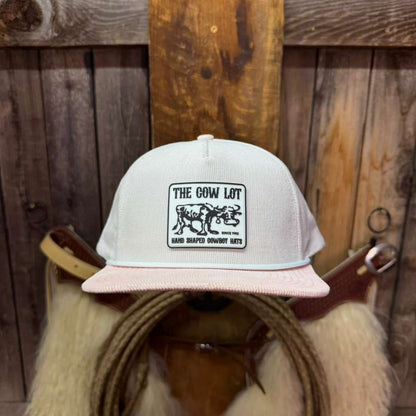 Corduroy Ball Cap | Black and Black Rope | Fits Up to 7 7/8