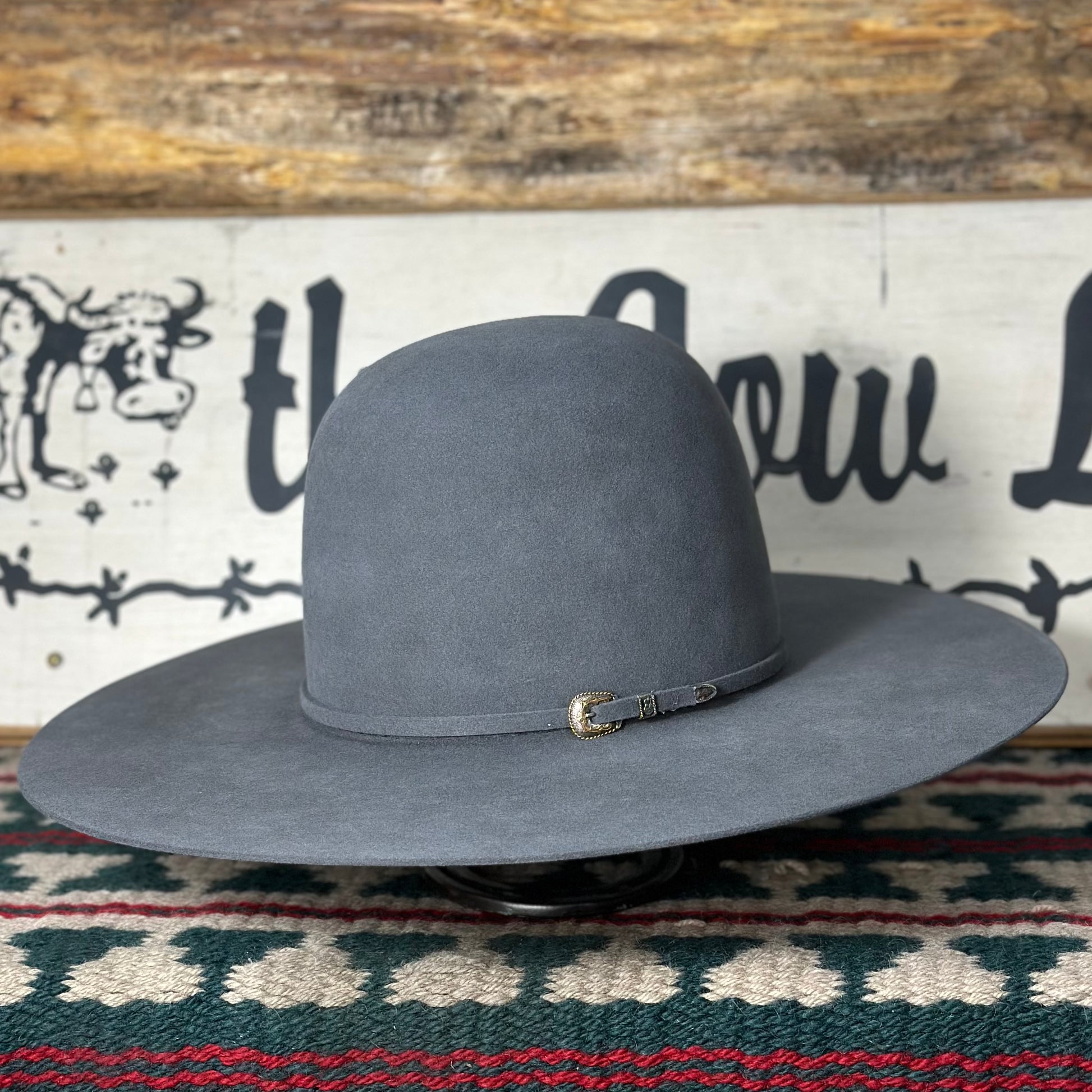 Brick crown felt cowboy hats sales