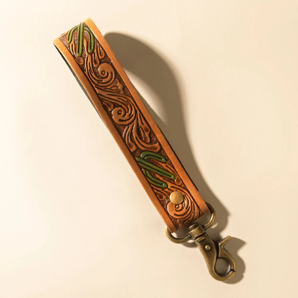 Key Fob | Embossed Leather