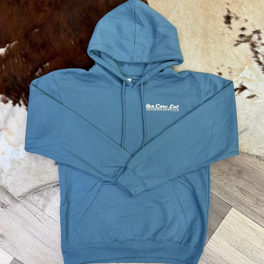 The Cow Lot Hoodie | Steel Blue