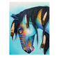 Note Card| Painted horse bowing head