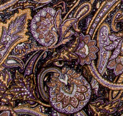 Wild Rag Paisley Purple Gold