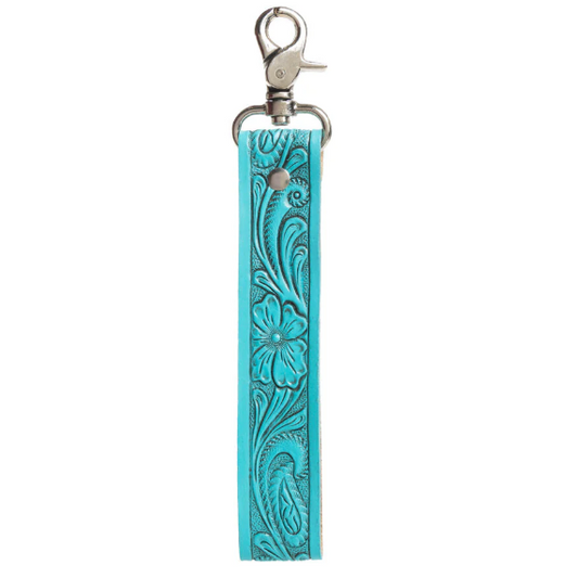 Key Fob | Blooming Meadow Turquoise