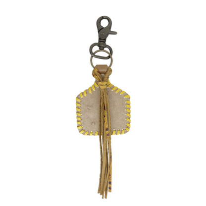 Key Fob | Stitched Sunflower