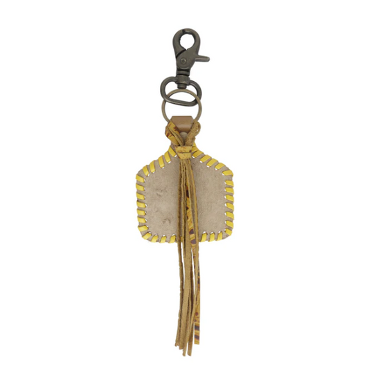 Key Fob | Stitched Sunflower