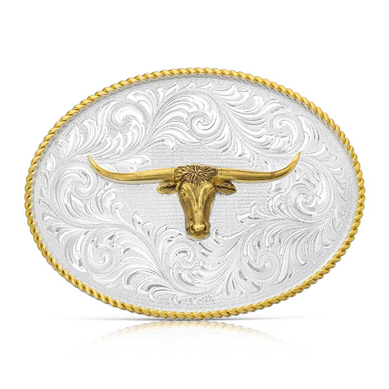 Montana Silversmith | Classic Western Longhorn Belt Buckle