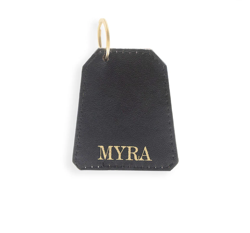 Key Fob | Whirl Hand tooled leather