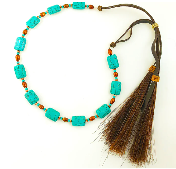 Hat Band | Ginger Turquoise Howlite