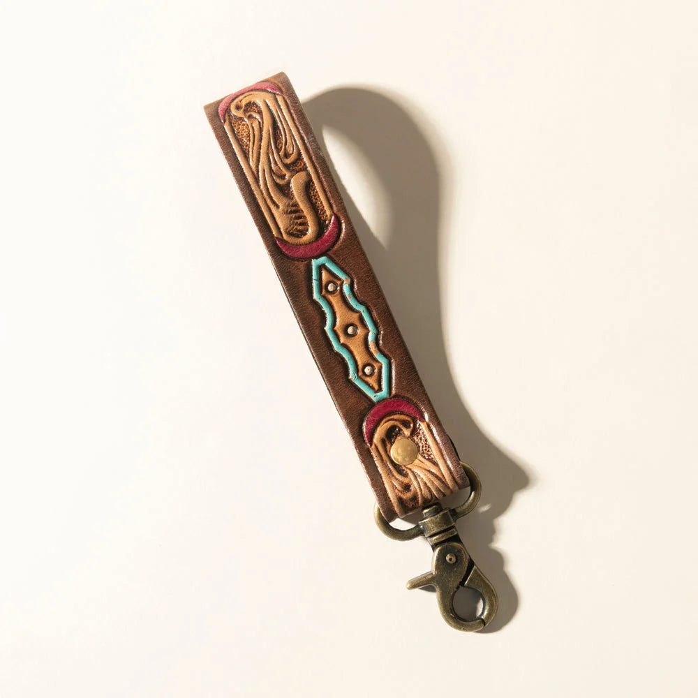 Key Fob | Embossed Leather