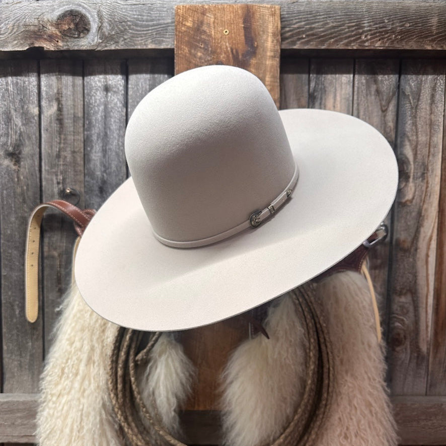 Rodeo King 30X 4 1/2“ Brim | Vientre plateado 