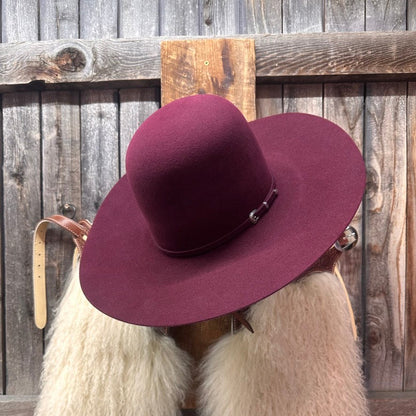 Rodeo King 7X 4 1/2" Brim | Merlot