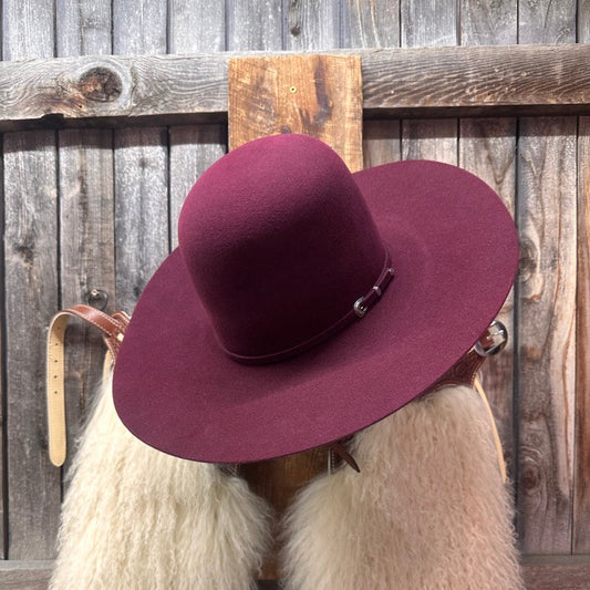 Rodeo King 7X 4 1/2" Brim | Merlot