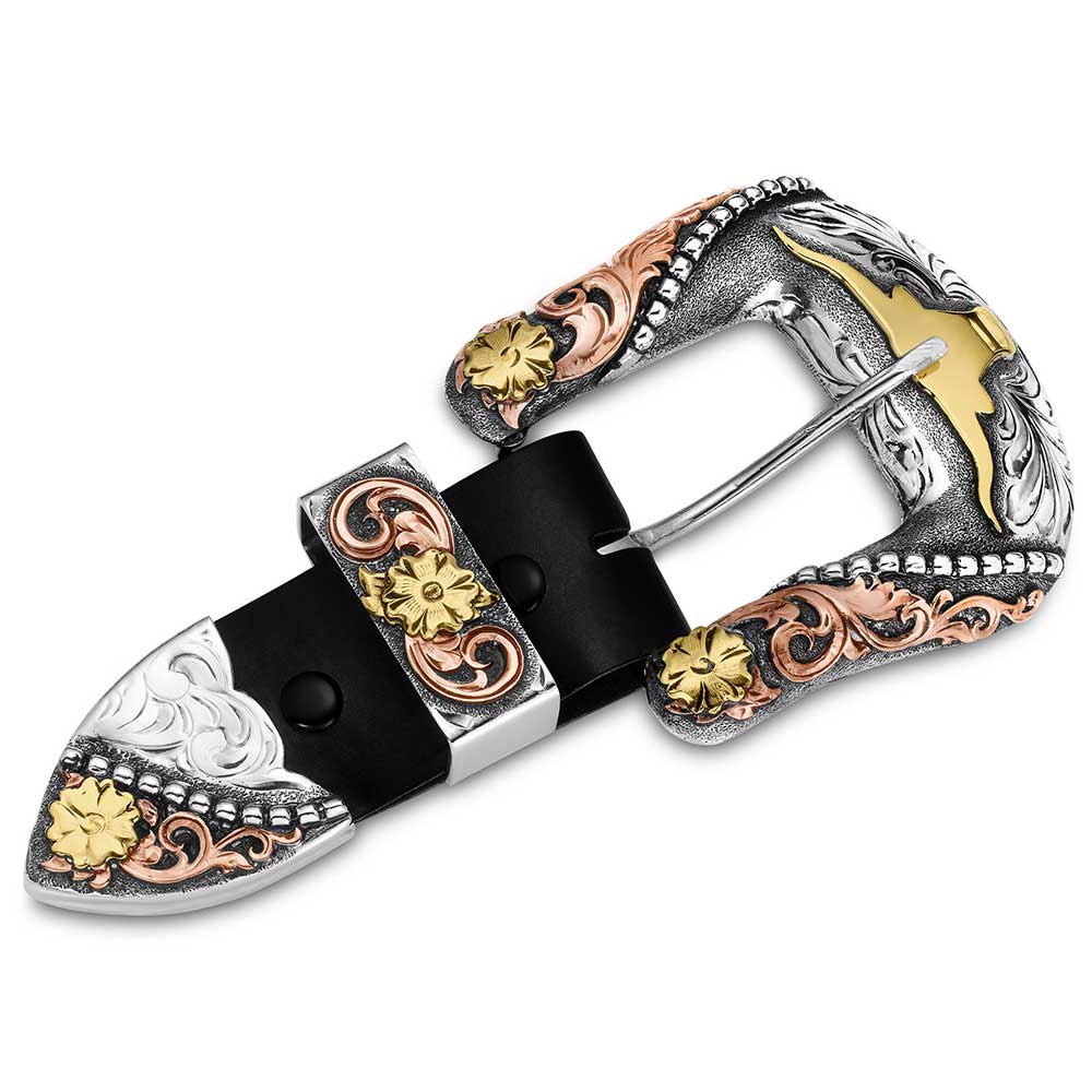 Montana Silversmith | Southwest 3 Piece Buckle Set