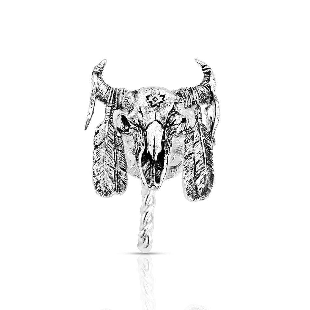 Montana Silversmith | Bull Skull Hat Clip