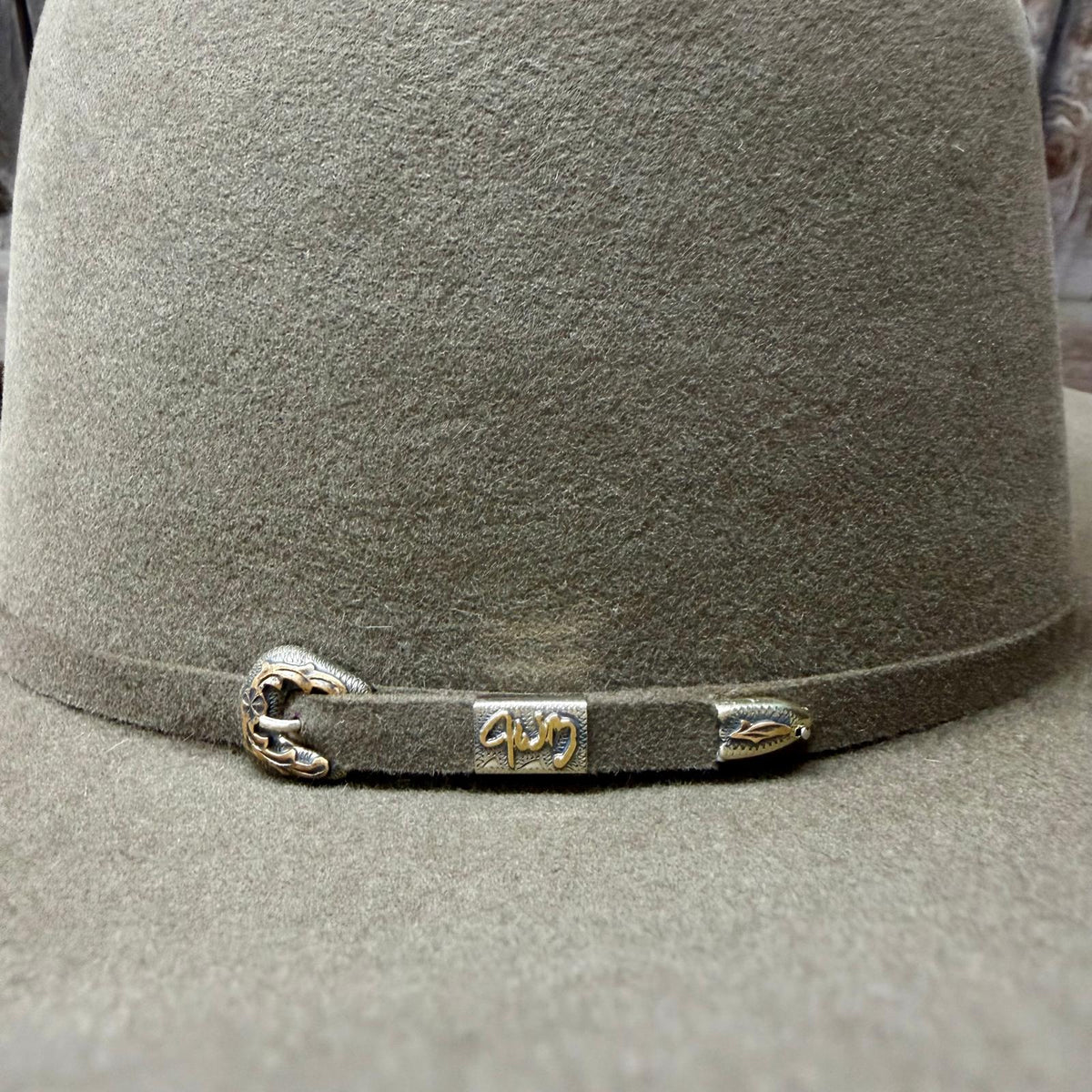 JW Brooks 100X 5" Brim | Saddle WITH FREE HAT CAN