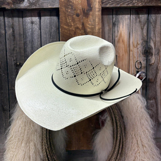 Ala blanca Twister Shantung de 4 1/4"