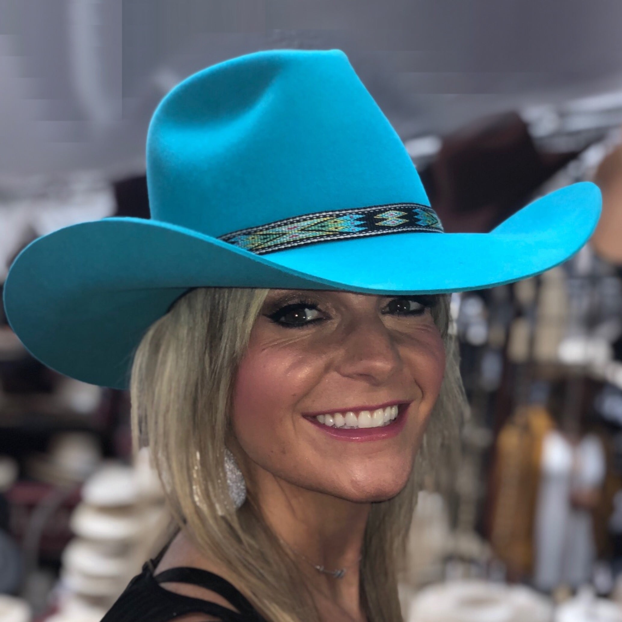 Turquoise best sale cowgirl hat