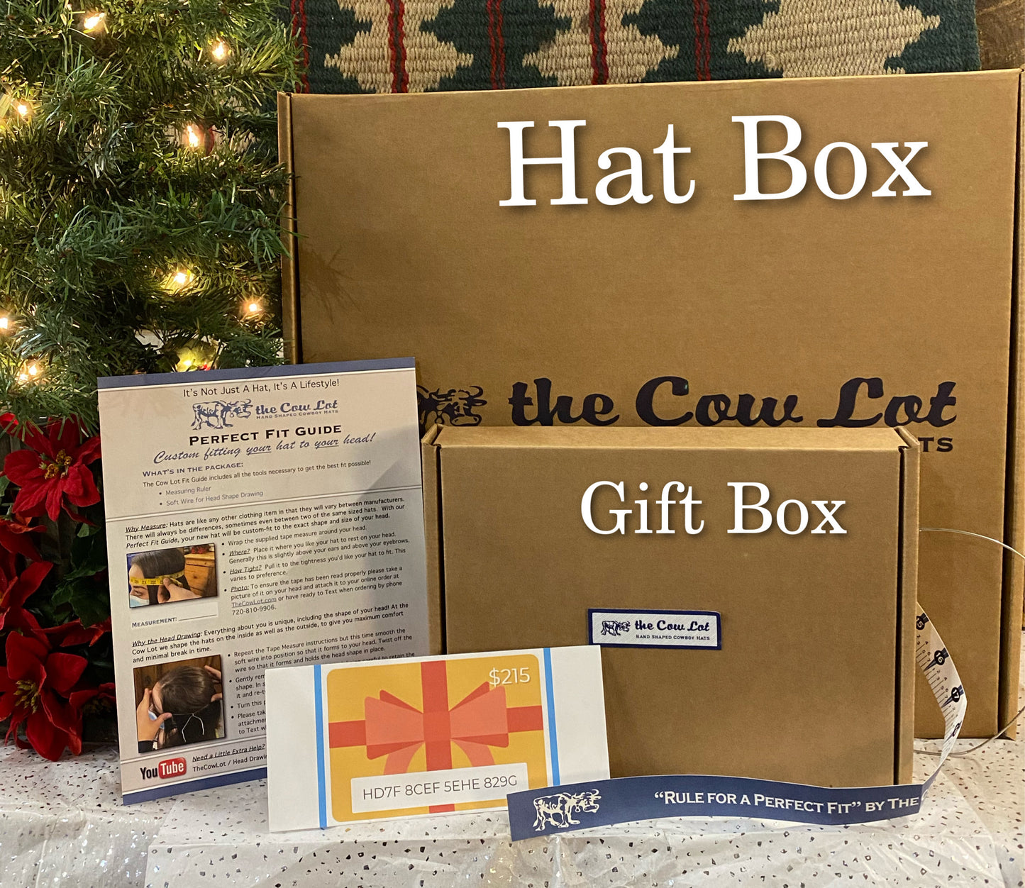 Perfect Fit Custom Hat Experience with Hat Box  19"x16"x10"