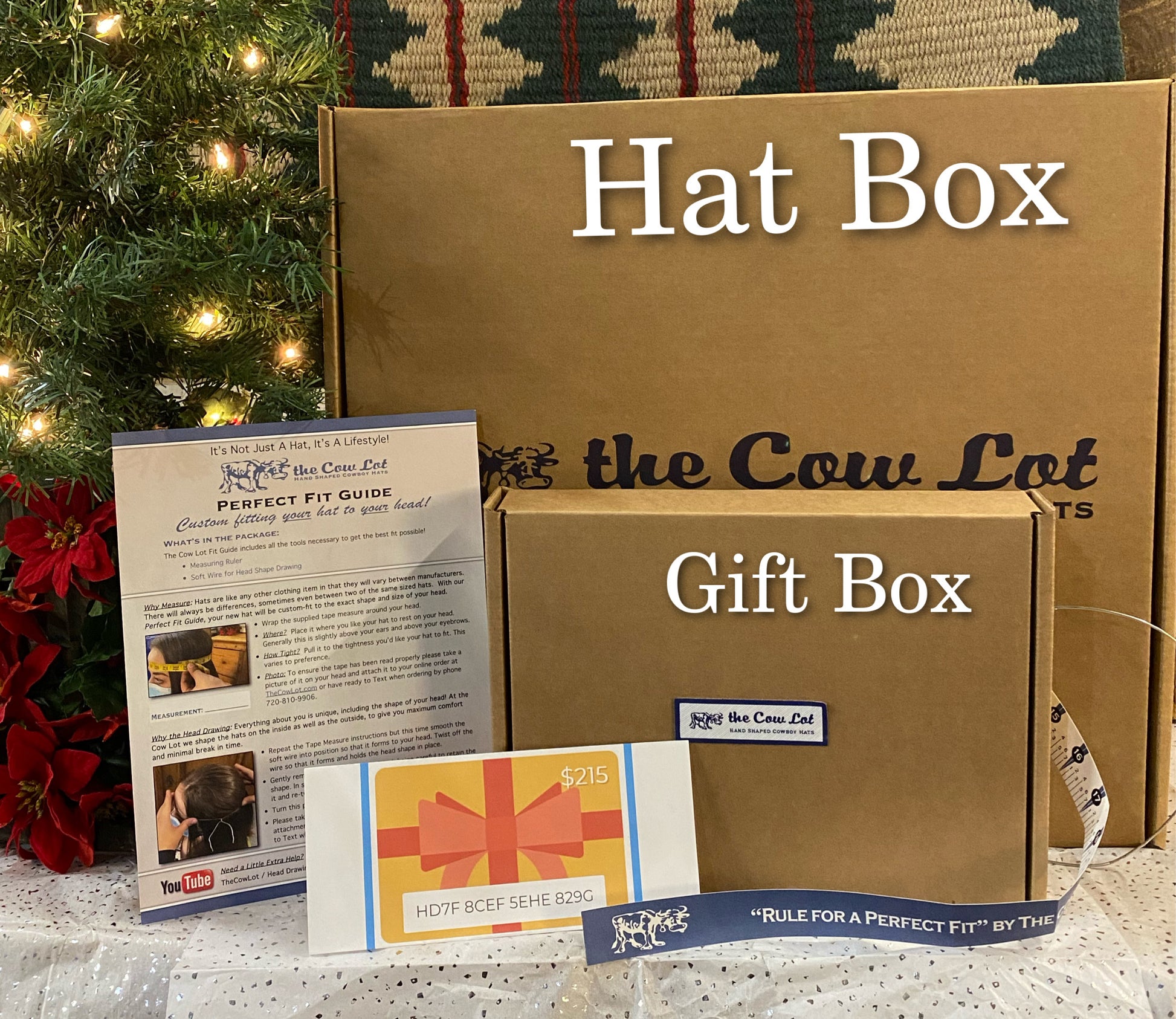 Gift Card with the Perfect Fit Custom Hat Experience (Hat Box 19