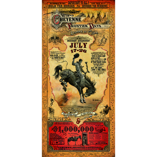 Cheyenne Rodeo Poster