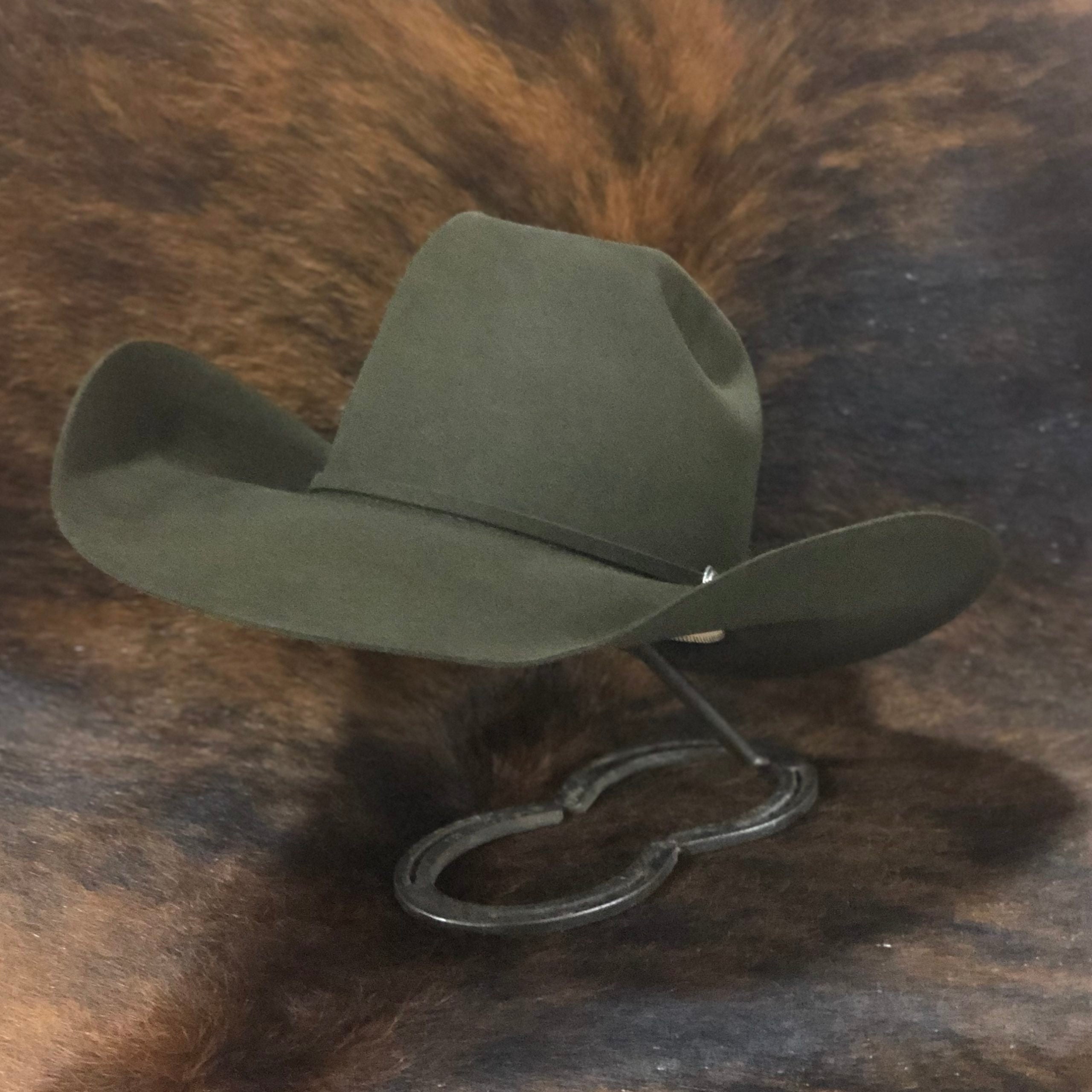 Green felt cowboy hat online