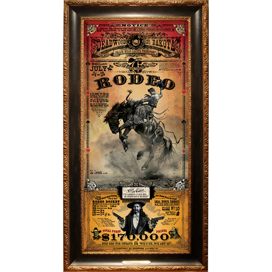 Póster de Deadwood Rodeo (marco no incluido)