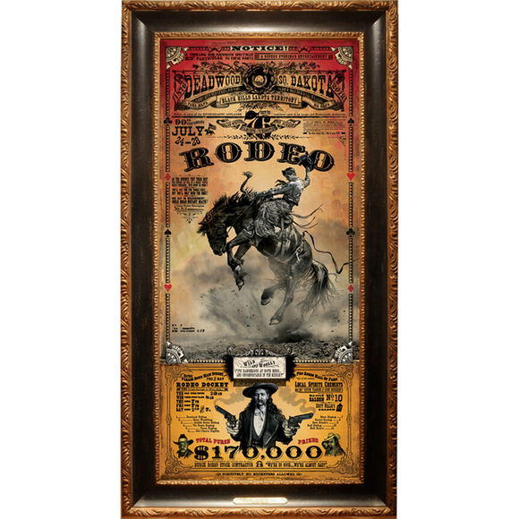 Deadwood Rodeo Poster (frame not included)