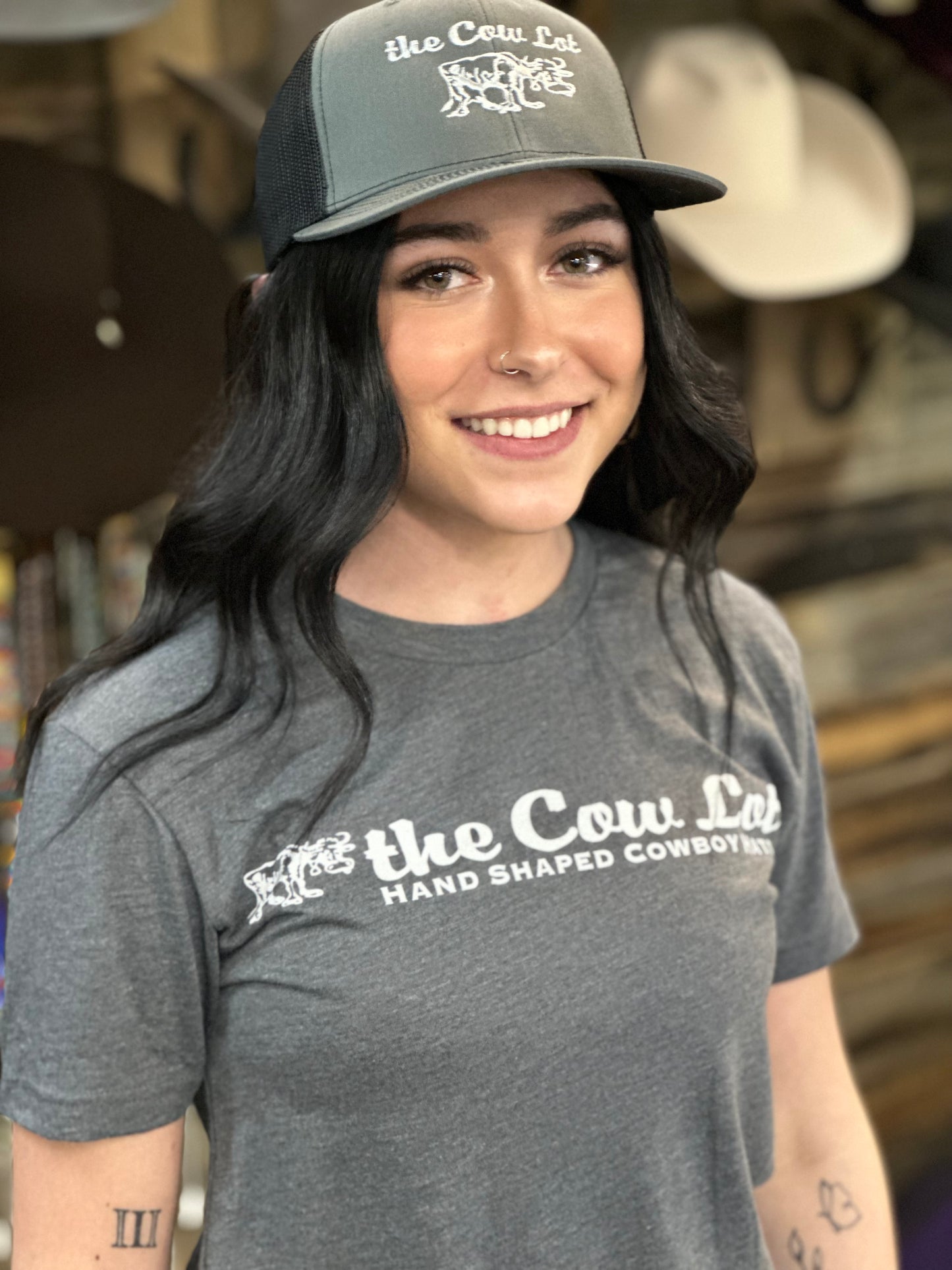 The Cow Lot Tee Shirt | Gray