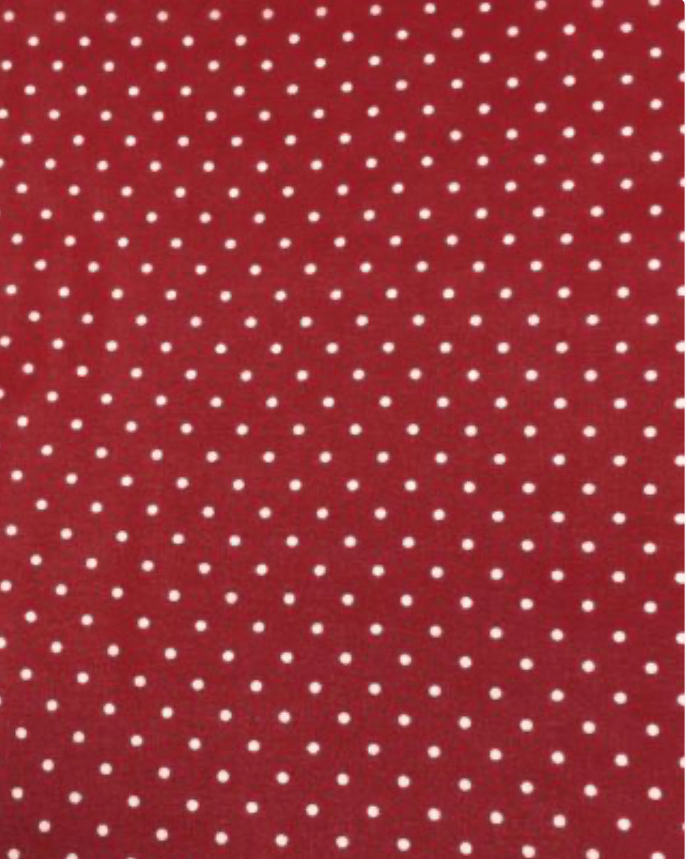 Wild Rag Polka Dot Red 20"