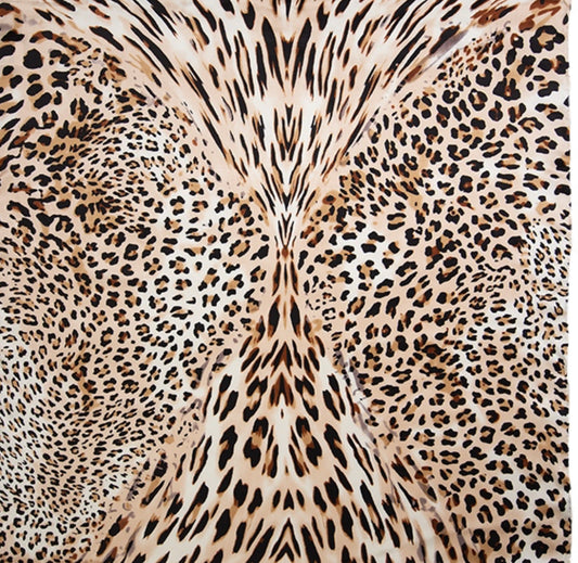 Wild Rag Charmeuse Leopard