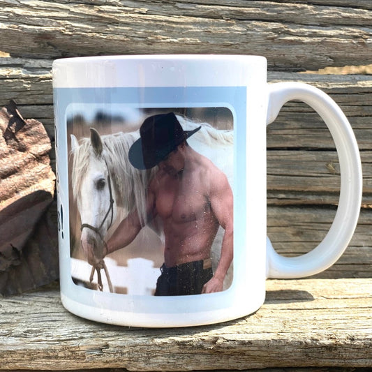 Taza de café | Dios me encantan los caballos