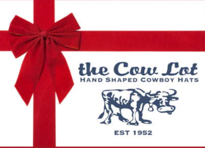 La tarjeta de regalo del lote de vacas